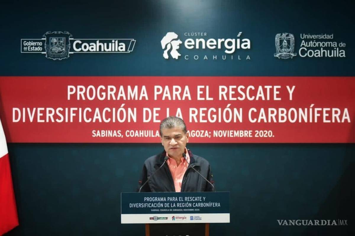 Firma Miguel Riquelme convenio para rescate de Región Carbonífera de Coahuila