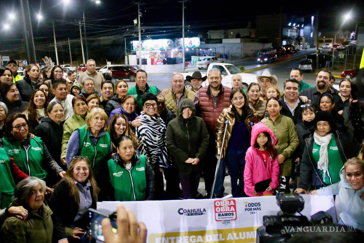 Cerrará Ramos Arizpe el 2025 con nuevas obras de alumbrado público