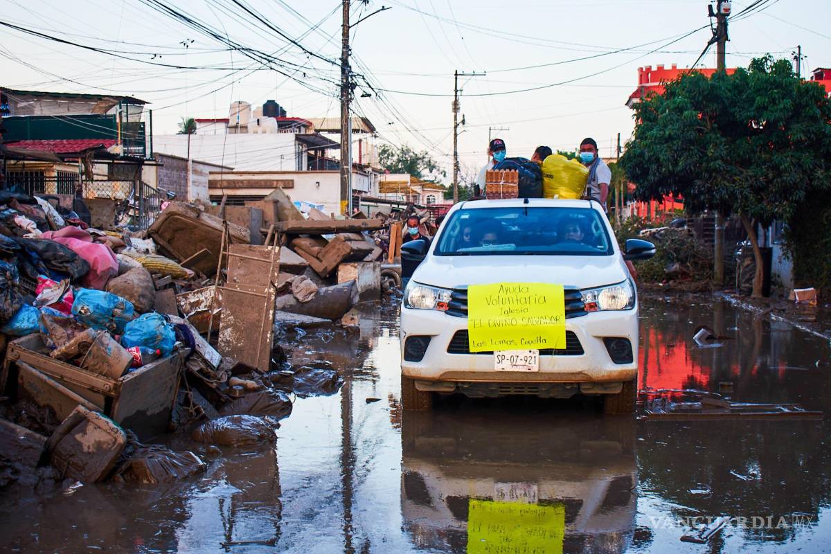 Suman 72 los fallecidos y 48 desaparecidos tras intensas lluvias e inundaciones en el centro y sur de México