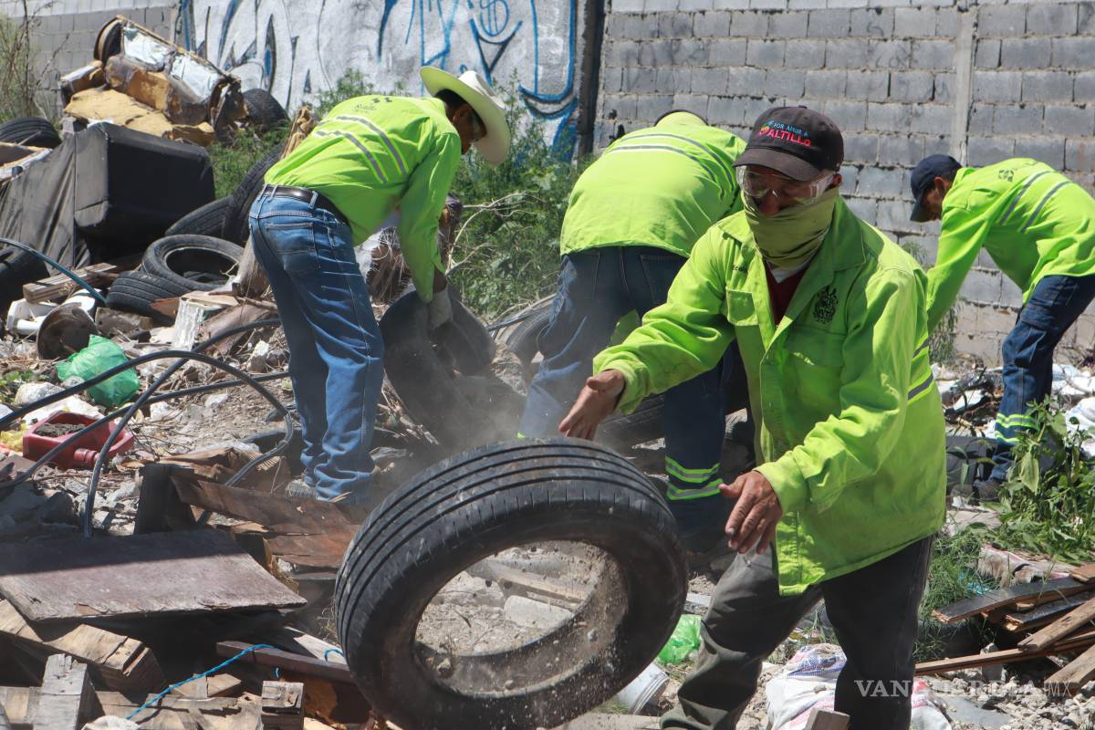 Intensifican limpieza de arroyos, plazas y vialidades para mantener una Saltillo ordenada y saludable