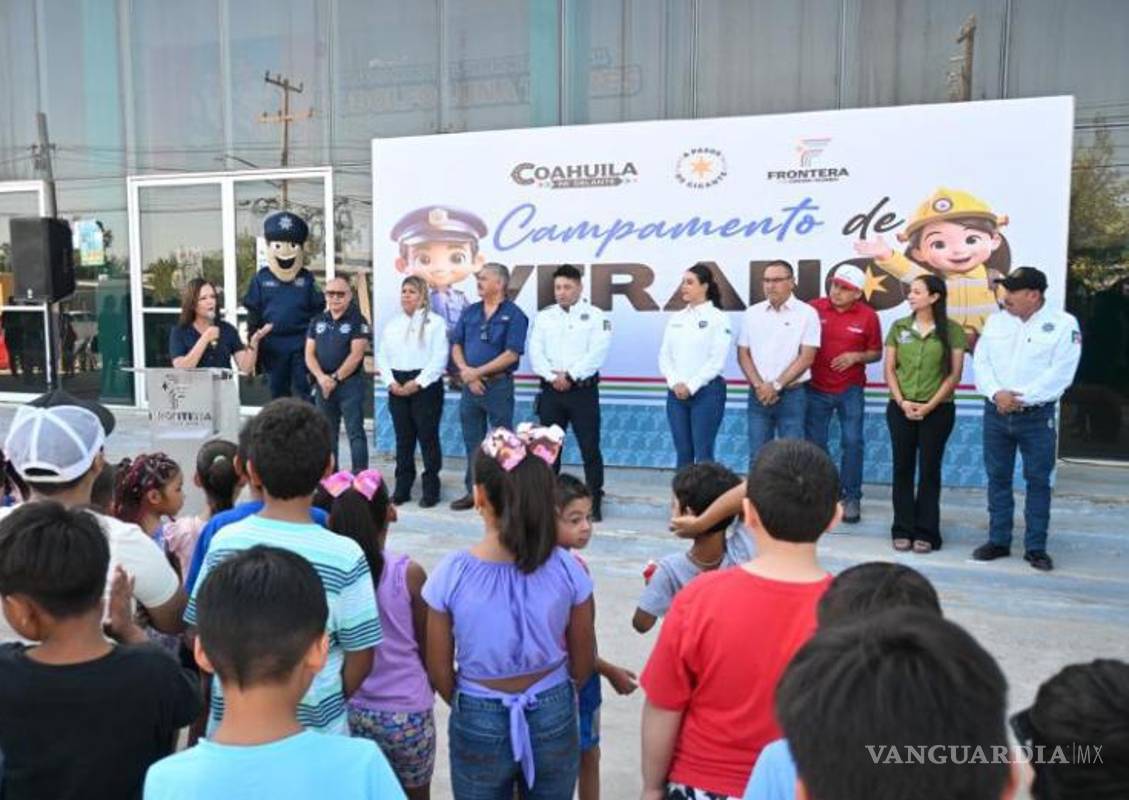 $!Autoridades municipales inauguraron el campamento en el Gimnasio Rodolfo Luna Torres.