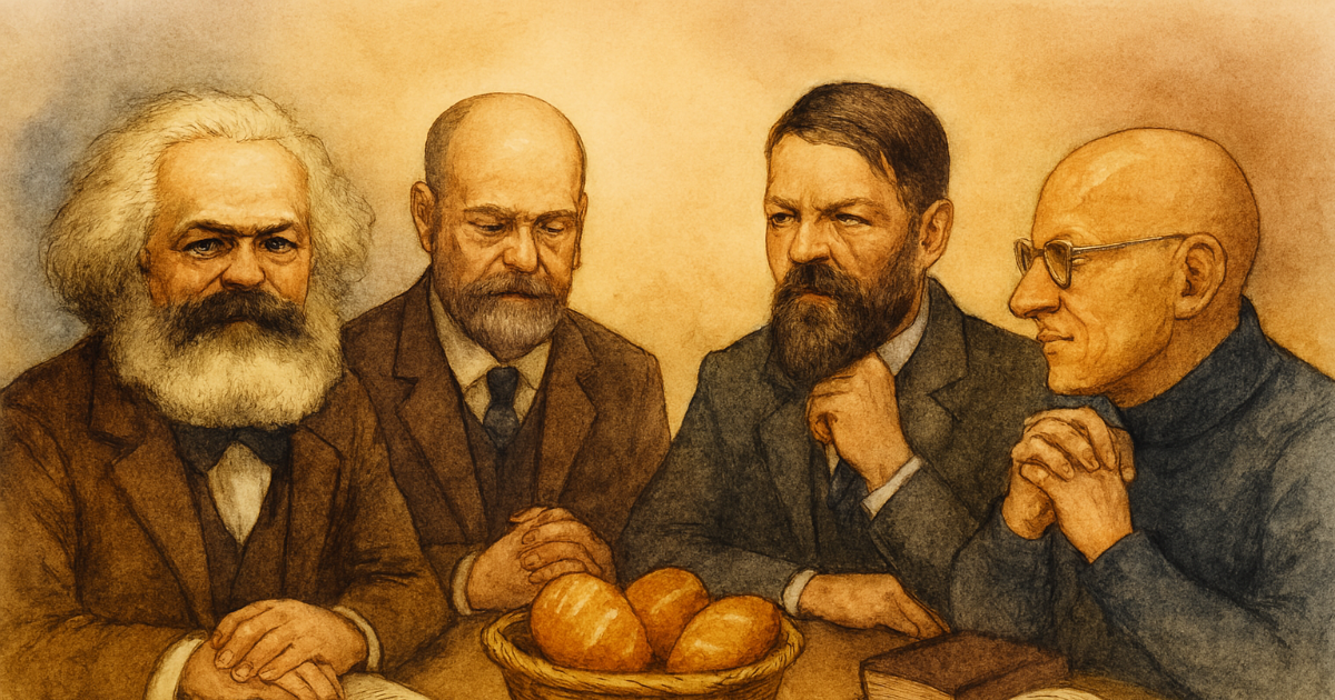 Café con Marx, Durkheim, Weber y Foucault (II)