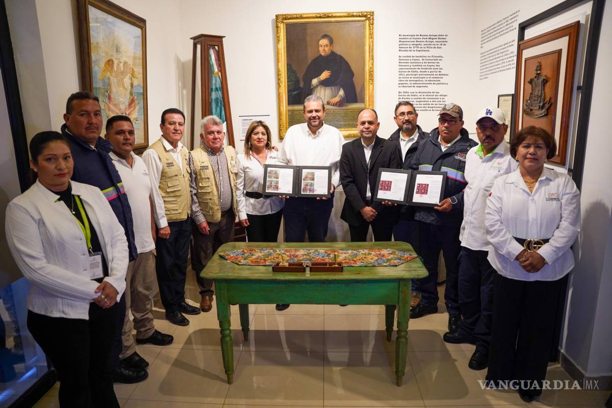 Ramos Arizpe se convierte en sede de la cancelación de estampilla postal conmemorativa