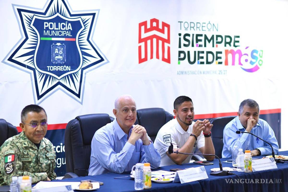 Torreón refuerza estrategia de seguridad con Ejército y corporaciones locales