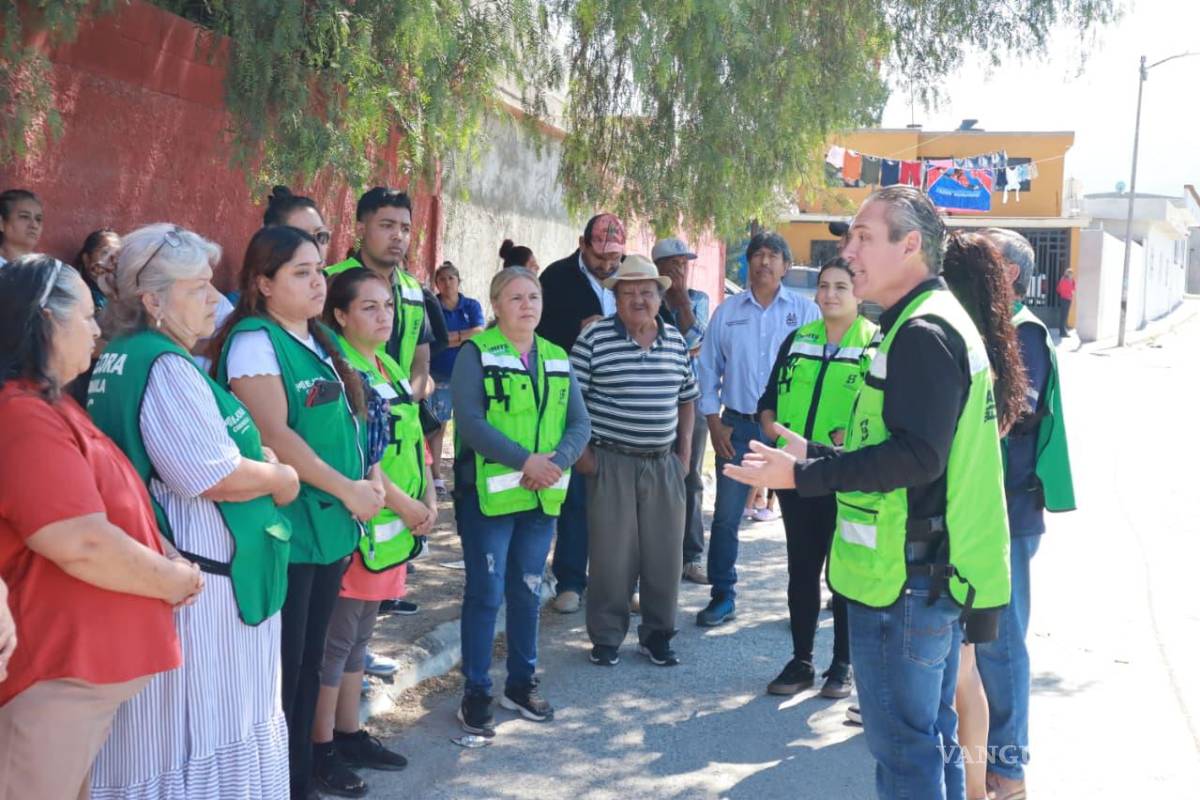 Entregan muro de gaviones en la colonia Universidad Pueblo de Saltillo