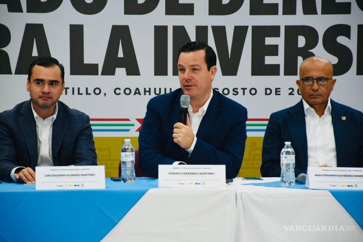 Coahuila: Refuerzan Gobierno y Fiscalía coordinación con empresas para garantizar seguridad