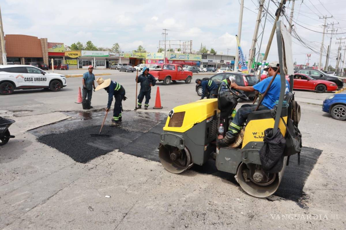 Ayuntamiento de Saltillo interviene Colinas de San Francisco y bulevar Moctezuma para mejorar espacios públicos