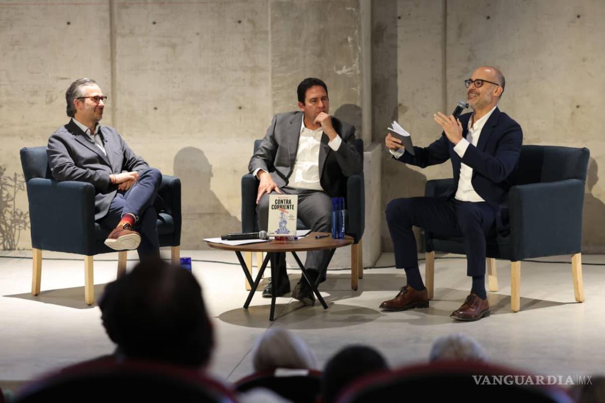 Miguel Treviño de Hoyos, exalcalde de San Pedro, presenta ‘Contracorriente’ en Saltillo