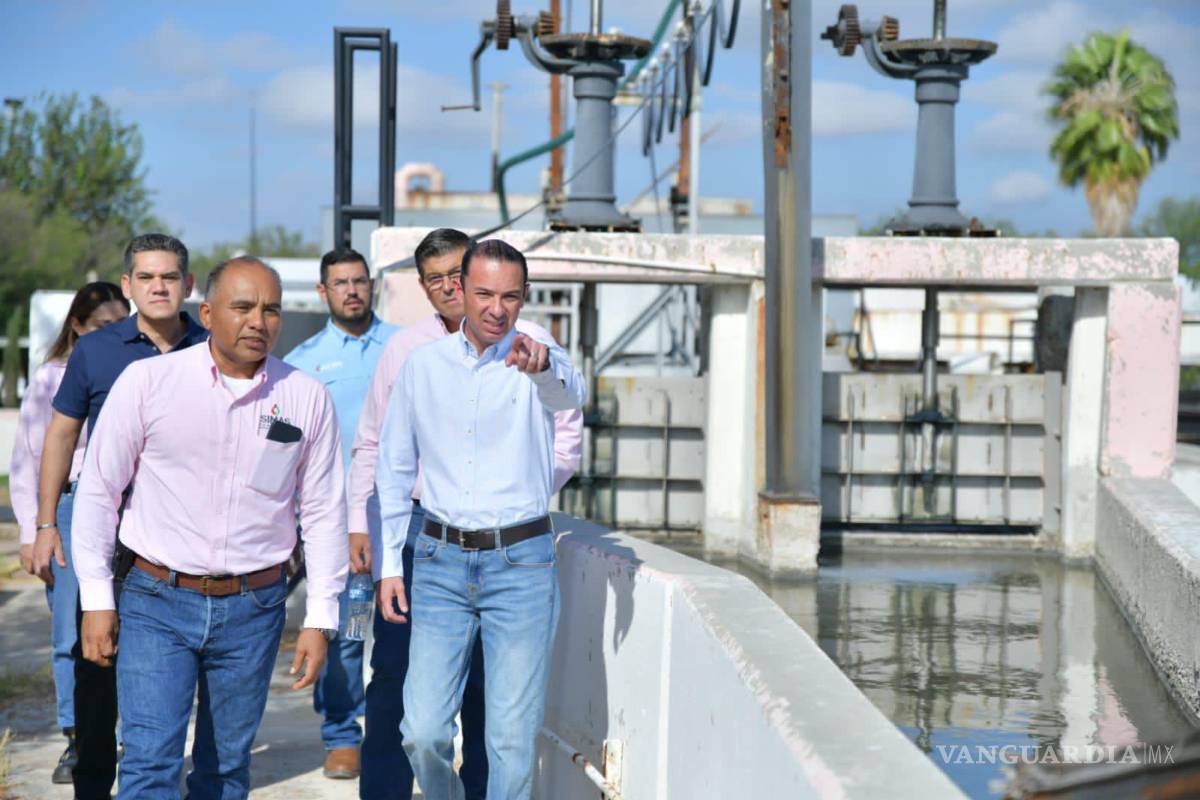 Supervisa alcalde de Acuña avances en certificación de la planta tratadora de aguas