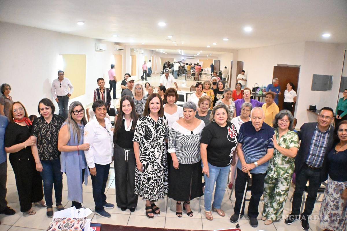 Ciudad Frontera: Reconoce Sara Pérez la labor del magisterio en retiro