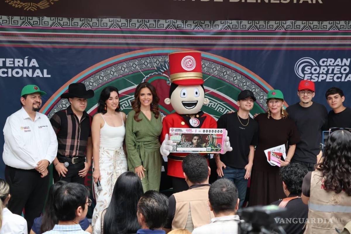 Destinarán a migrantes dinero recaudado con sorteo del 15 de septiembre de la Lotería Nacional