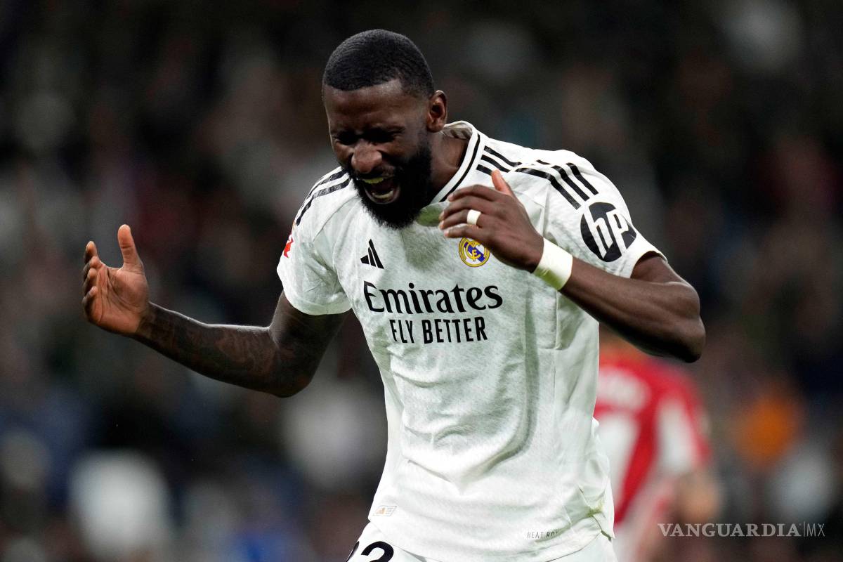 Antonio Rüdiger será baja tres meses con el Real Madrid por lesión muscular