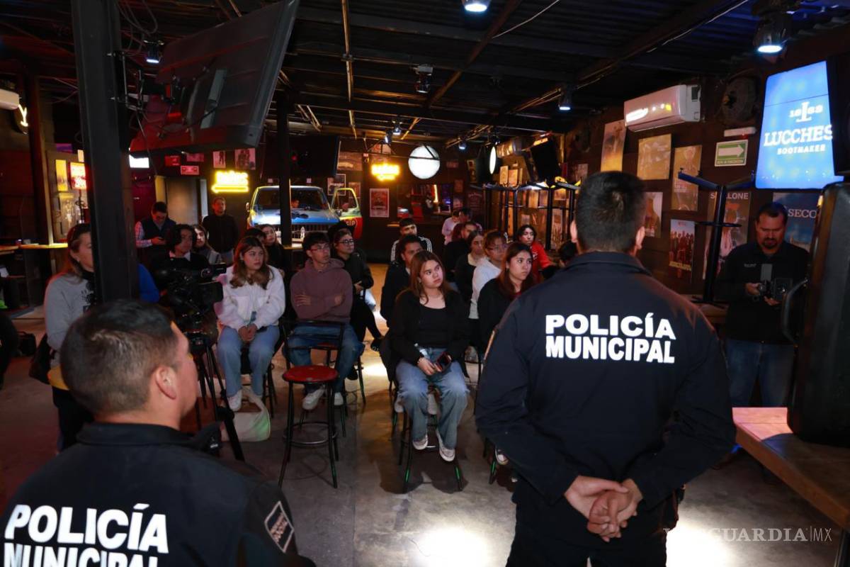 Saltillo continúa las capacitaciones para bares y jóvenes sobre consumo responsable