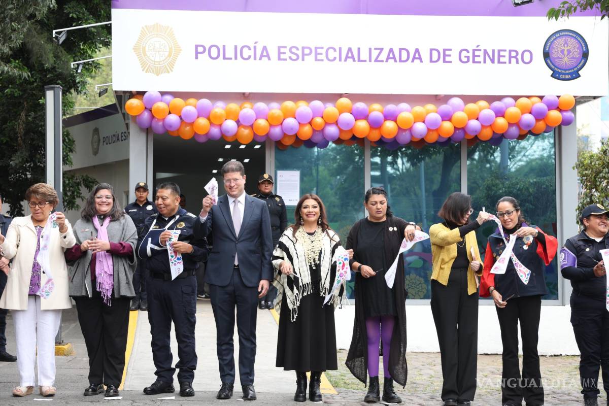 Clara Brugada, jefa de Gobierno de CDMX, inaugura Estación de Policía de Género en Tlatelolco