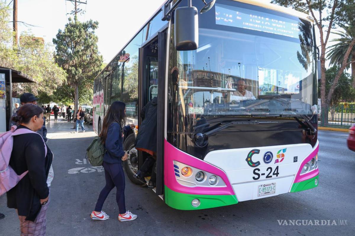 ¡Atención! Modifican recorridos del transporte gratuito en Saltillo por caravana Coca-Cola y peregrinaciones