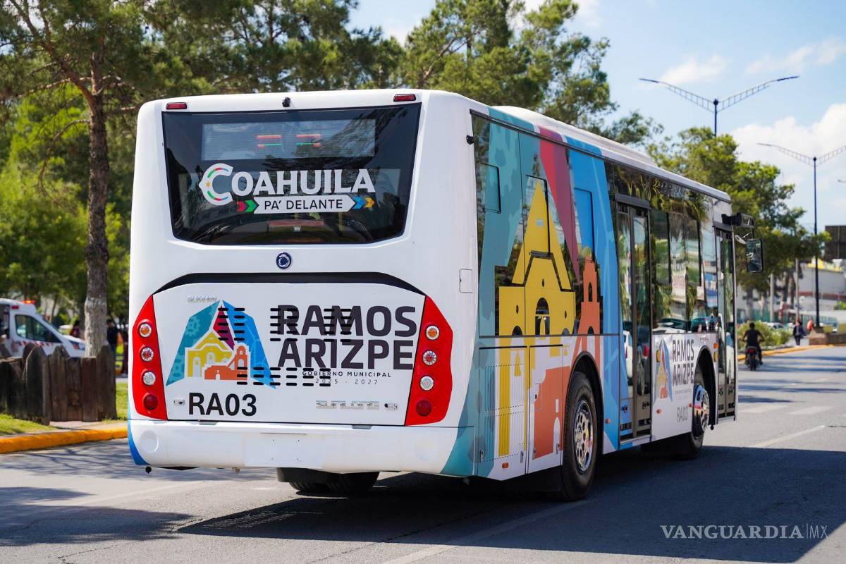 Ramos Arizpe inaugura la primera ruta de transporte gratuito de Coahuila