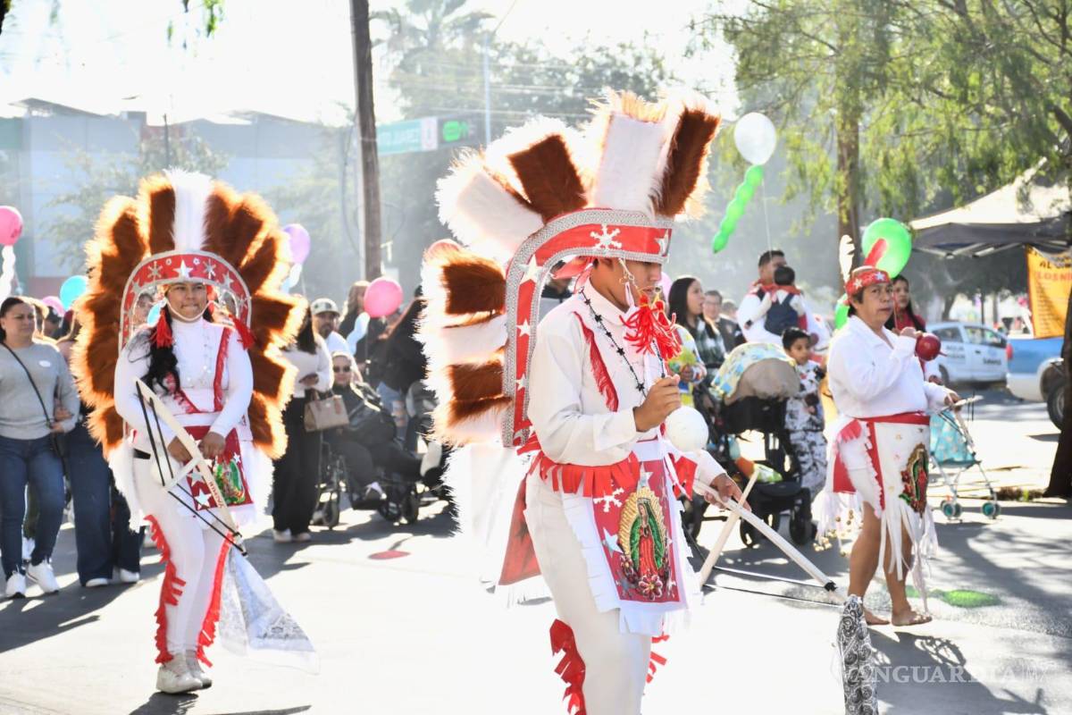 Ferrocarrileros abren las peregrinaciones guadalupanas en Torreón
