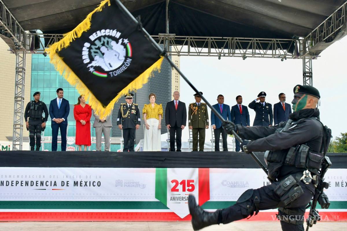 Torreón celebra con orgullo el 215 aniversario de la Independencia