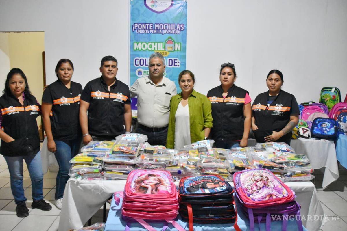 Cuatro Ciénegas: mochilas y útiles escolares llegan a estudiantes vulnerables