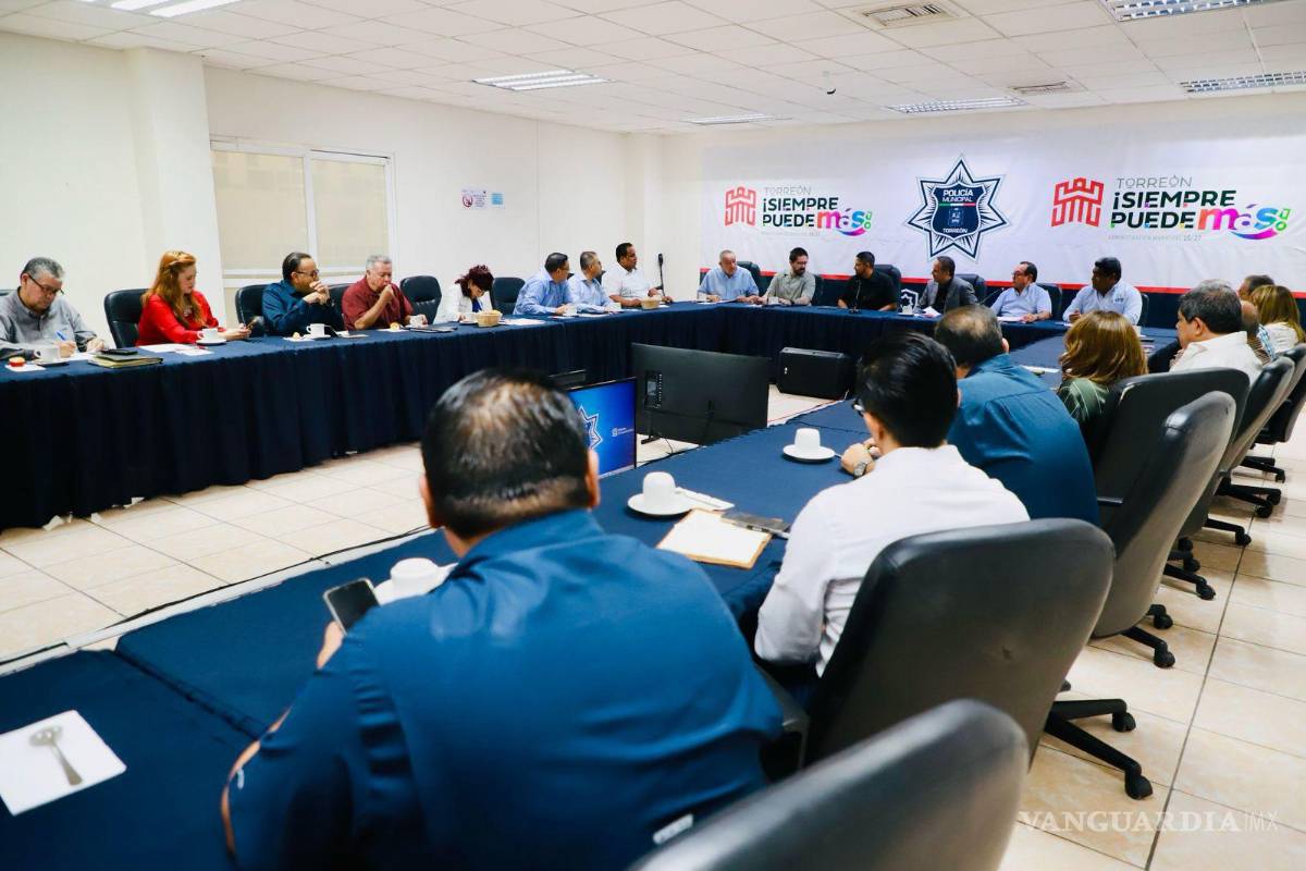 Autoridades y empresarios acuerdan colaboración en seguridad de Torreón