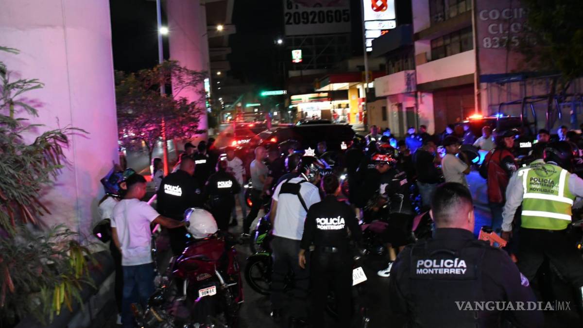 Les agüitan la rodada; remiten 19 motos al corralón en Monterrey