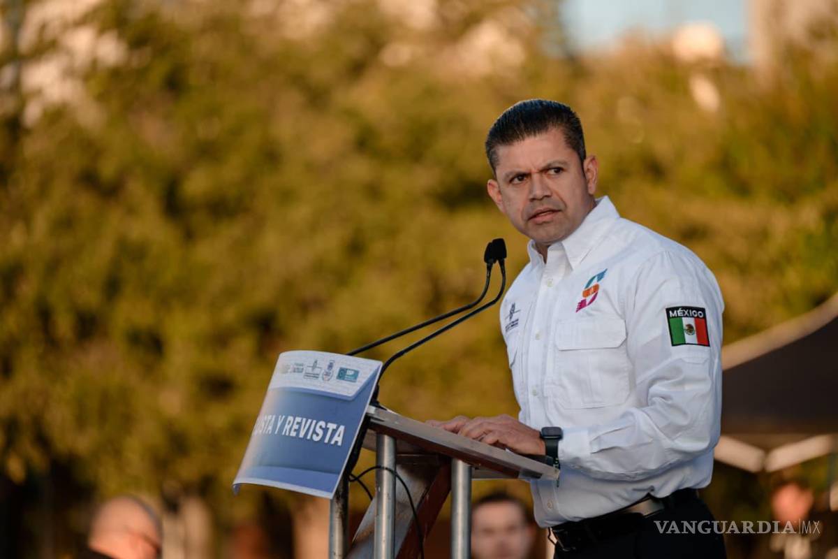 $!El comisionado Miguel Ángel Garza Félix resaltó que la seguridad en Saltillo se mantiene gracias a la coordinación diaria entre todas las instituciones.