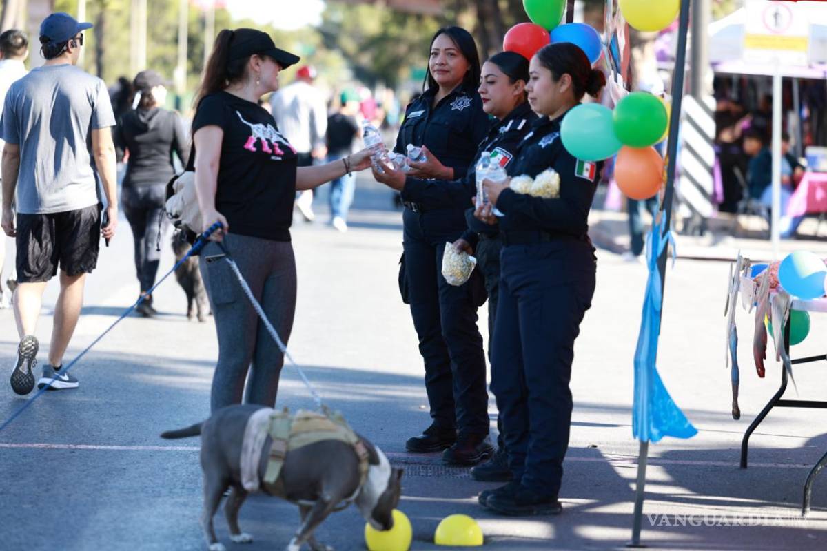 Activación física y convivencia marcan una nueva edición de la Ruta Recreativa en Saltillo