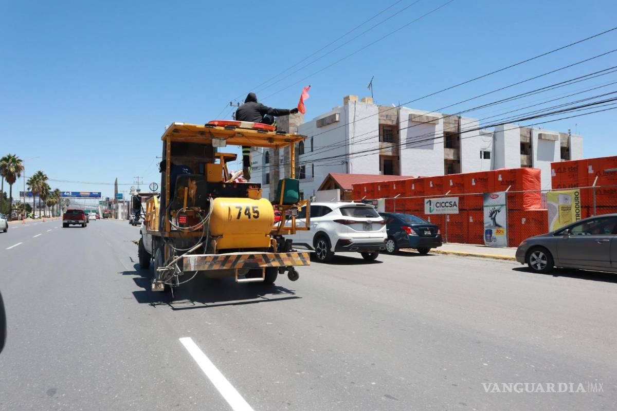 Trabaja Saltillo en seguridad vial y embellecimiento de espacios públicos