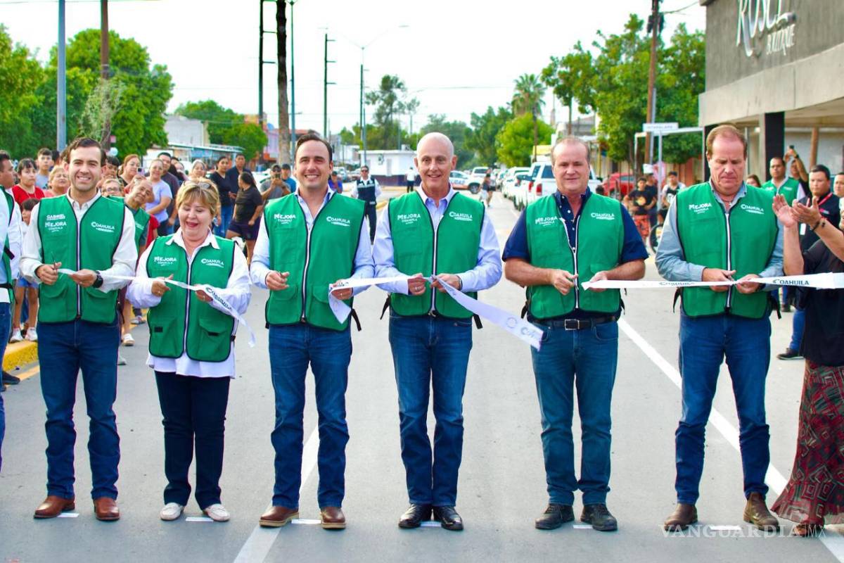 Más de 15 mil m² recarpeteados en colonia de Torreón con inversión de 9.6 mdp