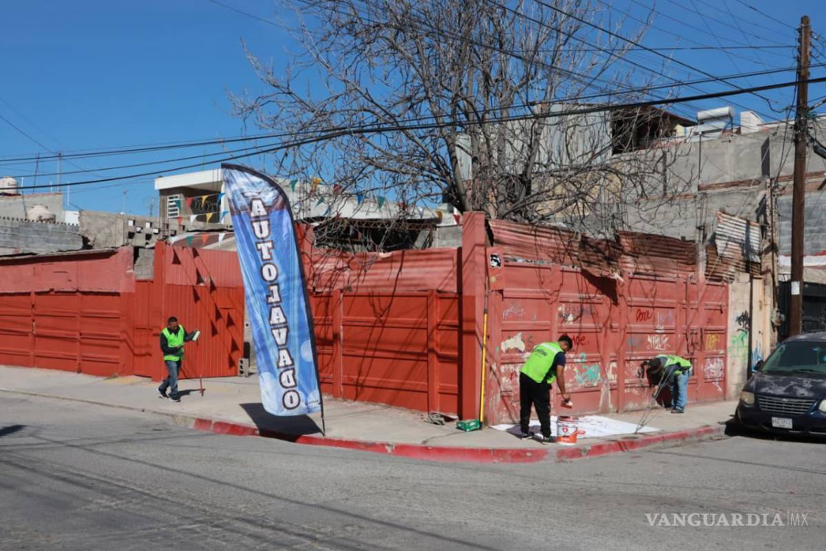 $!Programa ‘Aquí Andamos’ realiza trabajos en calles como Manuel Pérez Treviño y Prolongación Cuauhtémoc