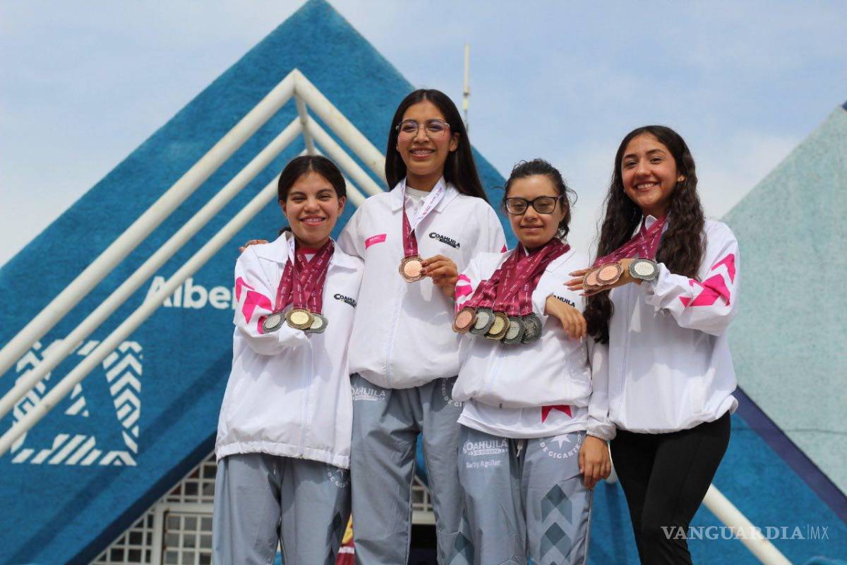 Coahuila logra 13 medallas en la paranatación de la Paralimpiada Nacional 2025