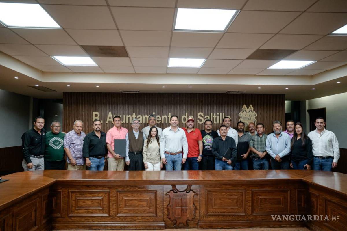 Alcalde de Saltillo y concesionarios acuerdan impulsar programa de transporte ‘Aquí Vamos Gratis’