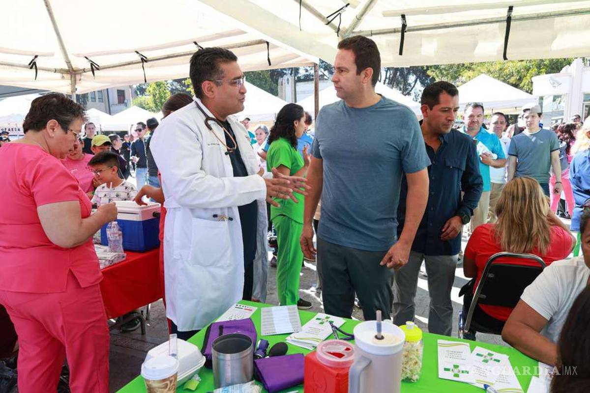 Alcalde de Saltillo impulsa la ‘Ruta por Amor a la Salud’ con servicios médicos gratuitos