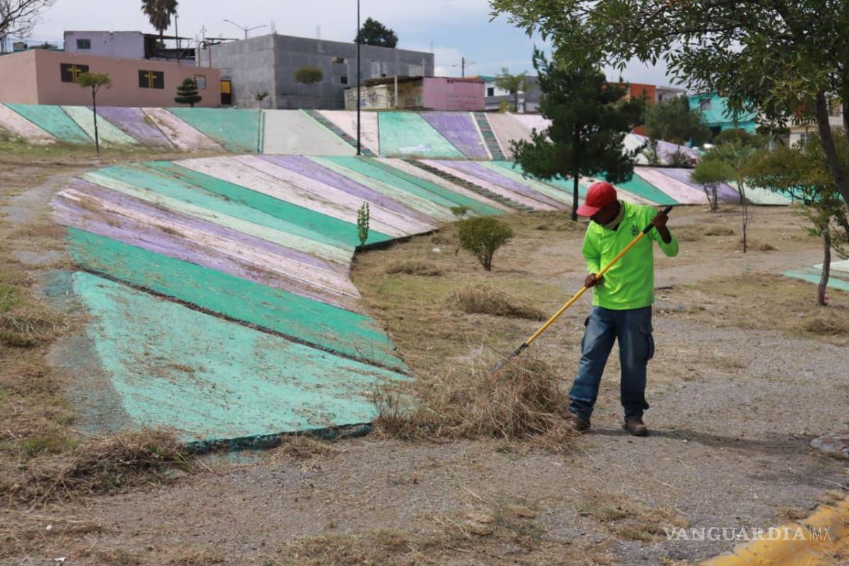 $!Ayuntamiento de Saltillo interviene Colinas de San Francisco y bulevar Moctezuma para mejorar espacios públicos