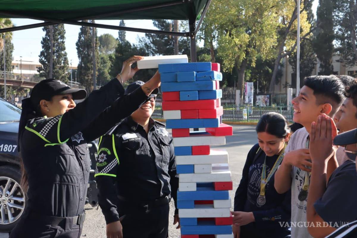 $!Elementos de la Comisaría de Seguridad y Protección Ciudadana realizaron labores de proximidad social durante la jornada.