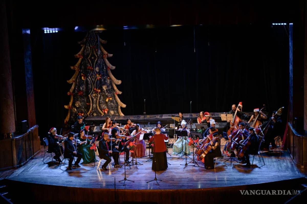 Con música navideña la OMSA y la COSA llenan el Paraninfo del Ateneo en Saltillo