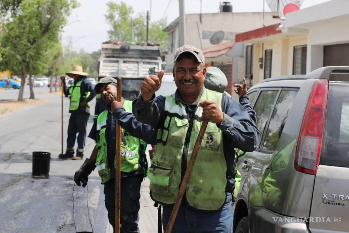 Saltillo supera los 61 mil baches reparados durante la administración de Javier Díaz