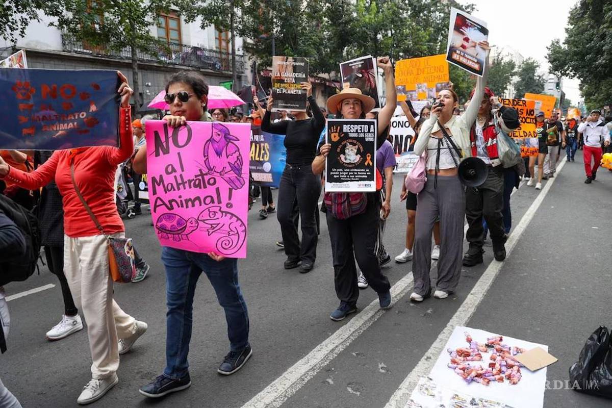 ‘Los animales no son cosas’: protestan en CDMX contra iniciativa que prohíbe su exhibición y venta