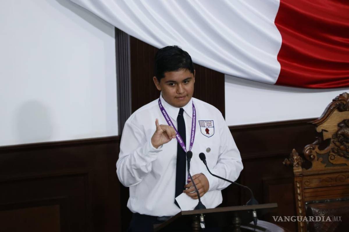 $!Carlos Alberto Ramírez Rodríguez es un joven con ideas profundas.