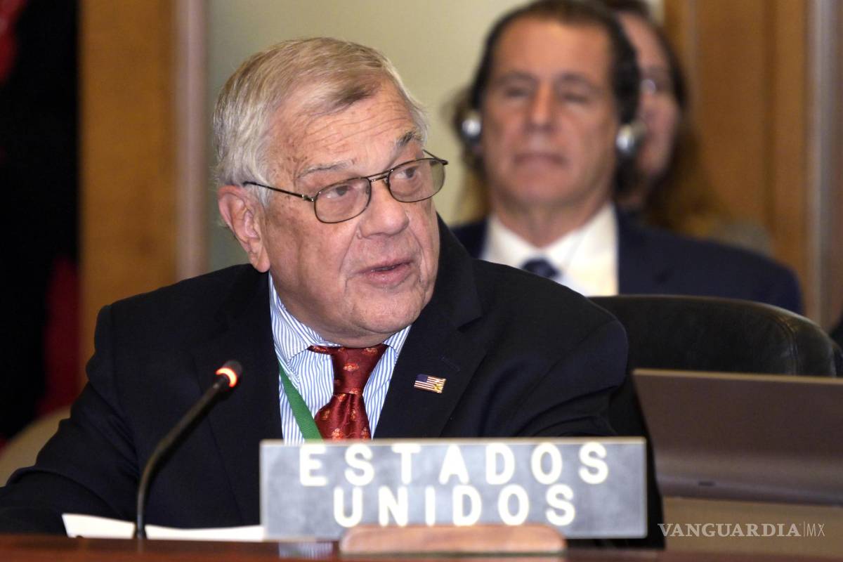 $!El alto funcionario de la Oficina de Asuntos del Hemisferio Occidental de EU Michael Kozak, EU negó ante la OEA haber interferido en las elecciones de Honduras.
