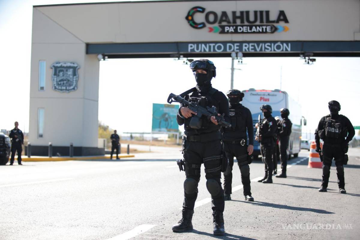 Mantienen filtros en carreteras de Coahuila para proteger a turistas y connacionales