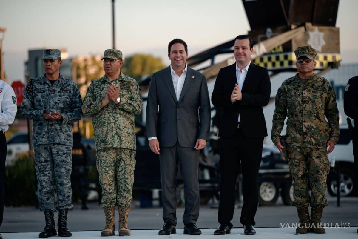 Saltillo refuerza seguridad con 114 mdp en patrullas, cámaras y equipamiento policial