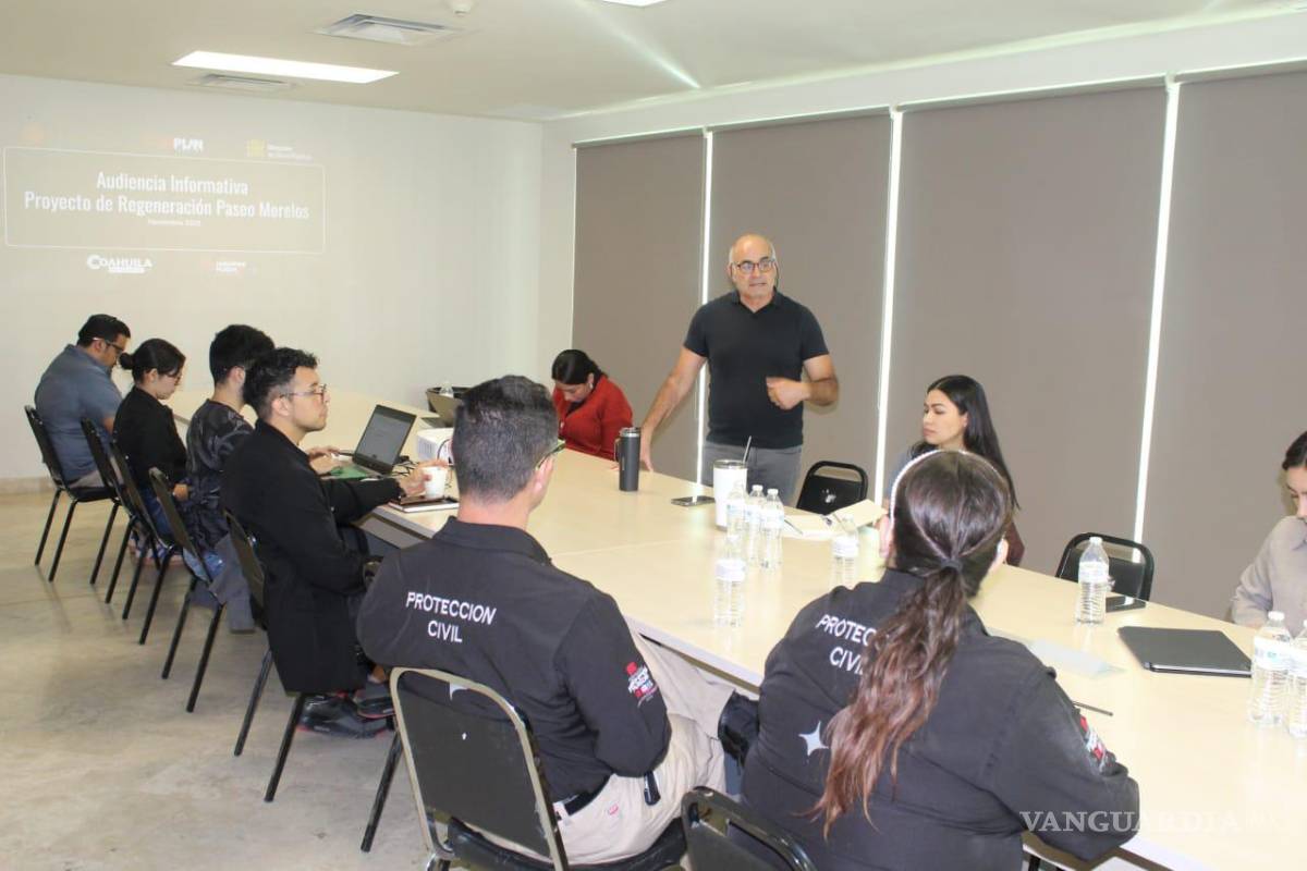 Torreón presenta diagnóstico inicial para transformar Paseo Morelos