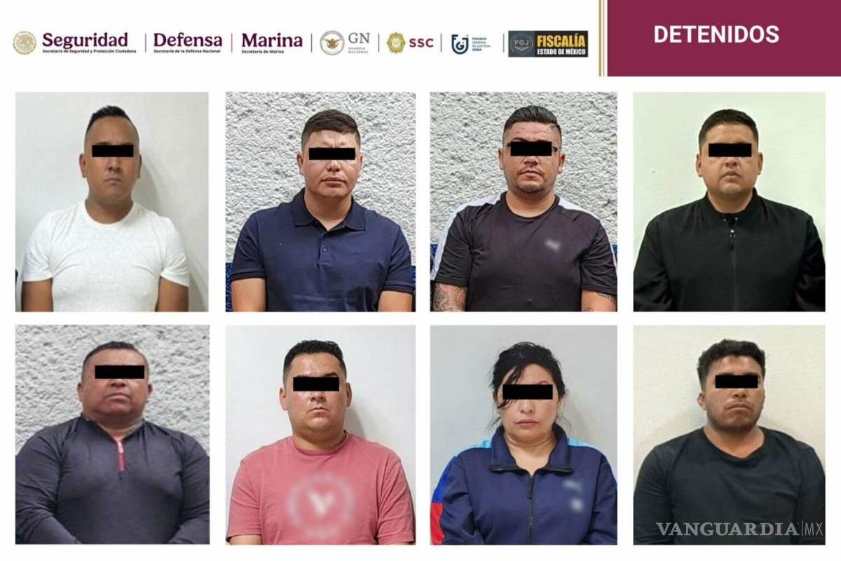 Detienen a 8 presuntos criminales en CDMX y Edomex; tres de ellos son policías de la SSC