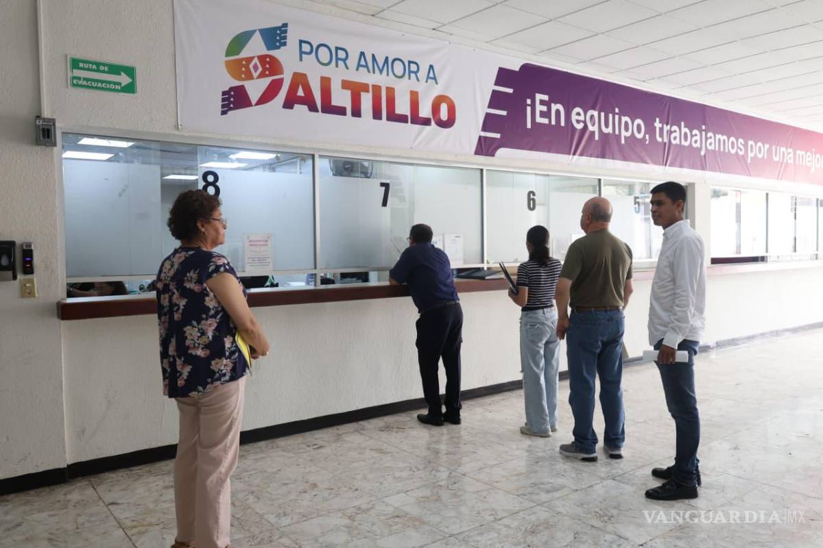 Mantiene Saltillo estímulos fiscales, sigue cobro de 1 peso en recargos del Predial y otros impuestos