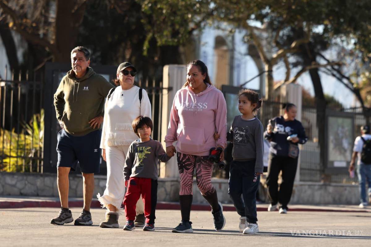 Disfrutan familias de Saltillo de la última Ruta Recreativa de 2025