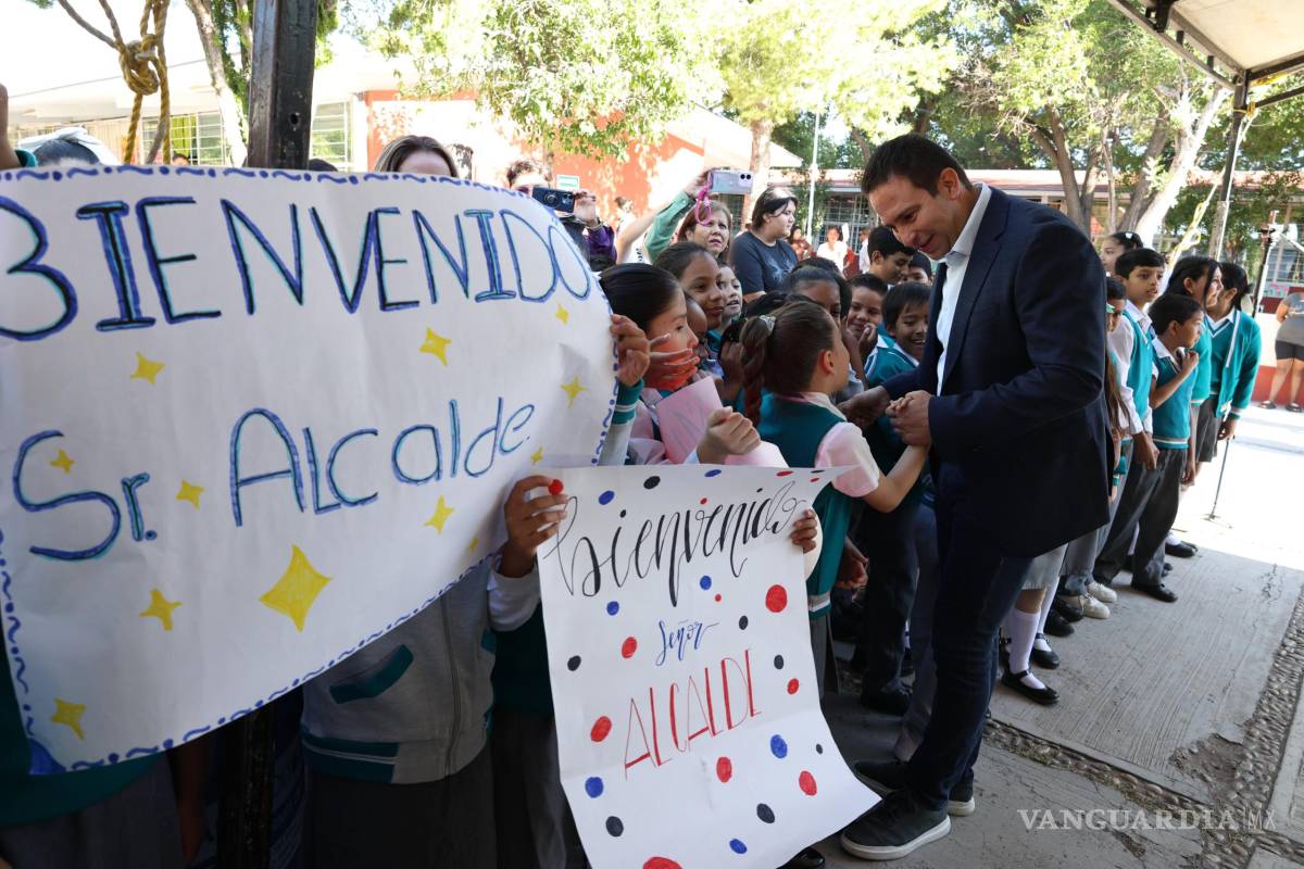 Saltillo fortalece infraestructura educativa con nueva techumbre en primaria de la colonia Bellavista