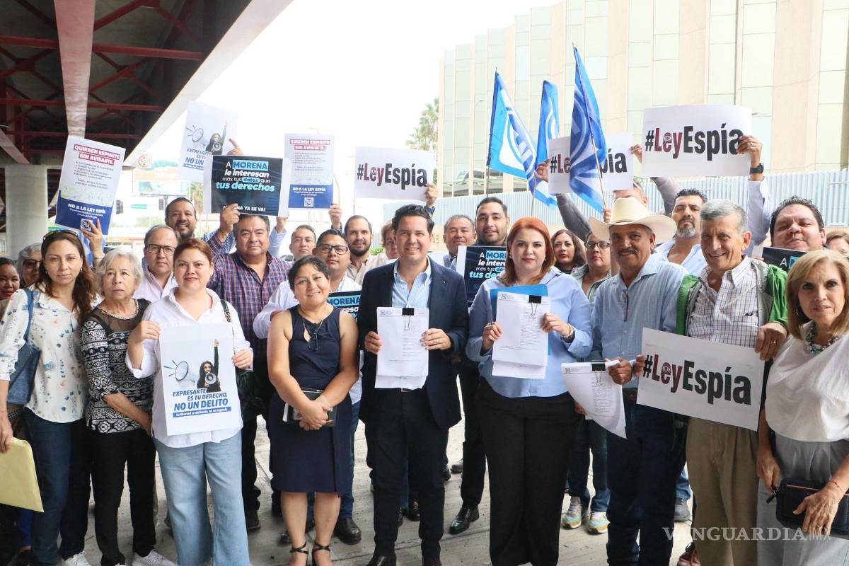 PAN Coahuila promueve amparo contra ‘ley espía’