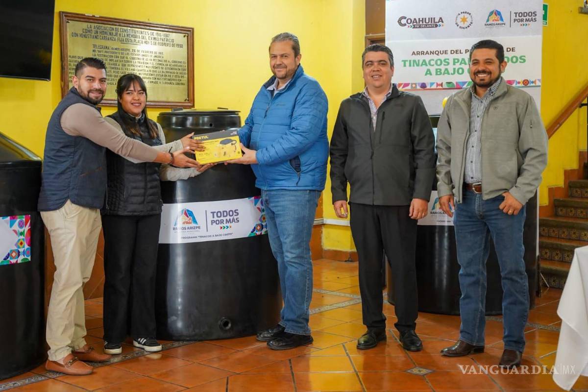 Concluye programa de tinacos a bajo costo en Ramos Arizpe; regresará en enero