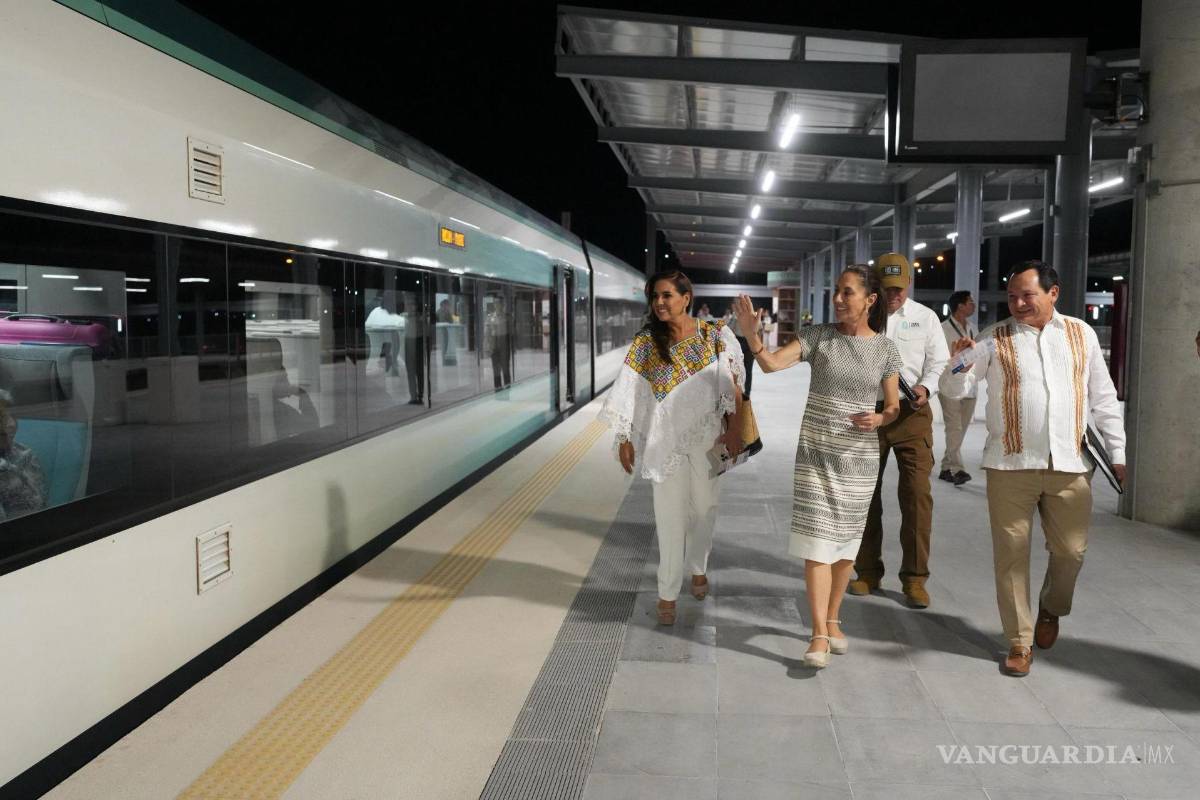 Se puede decir... Que Claudia Sheinbaum tiene ‘trenitis’